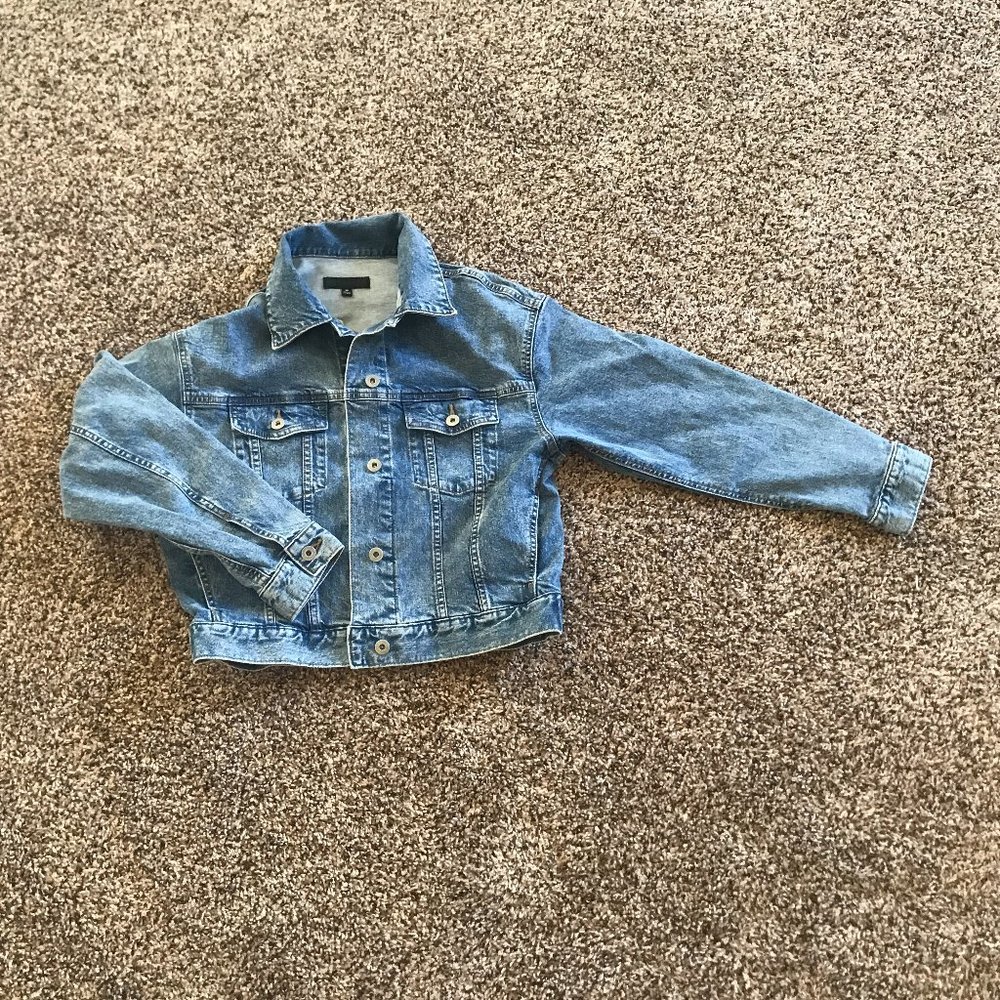 Uniqlo Denim cropped jacket